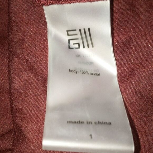 Chris Gramer maroon multiway drape dress One size NWT - Picture 6 of 7